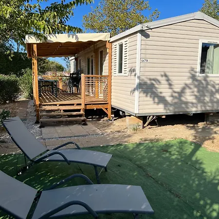 Mobilhome La Carabasse Vias Plage Exterior foto